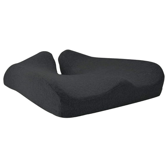 Cushion Lab Ergonomic Pressure Relieving Breathable Soft Supportive Seat Cushion with Extra-Dense Memory Foam (Renewed)