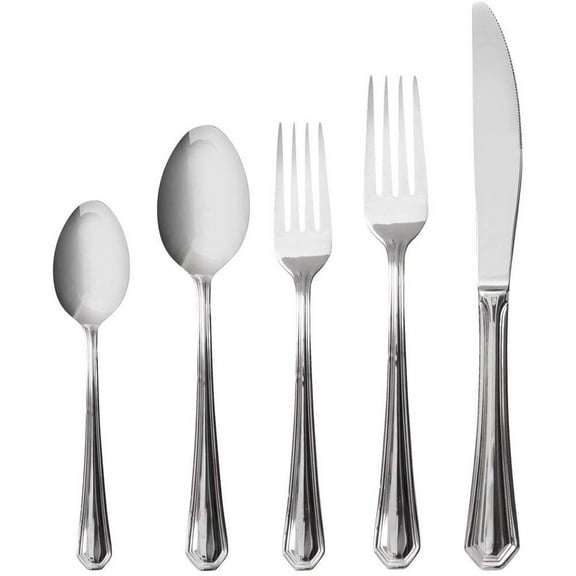 Joseph Sedgh Collection JS019-20 20 Pieces Stainless steel Cutlery set Service for 4, Stainless Steel Flatware Tableware Set with Spoon, Teaspoon, Knife and Fork