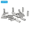 thumbnail image 3 of Unique Bargains Adaptateurs de Filetage Manchon Réducteur Écrou 20 Pcs M4x0.7 Mâle à M2.5x0.45 Femelle Réparation Insert Écrou 10mm, 3 of 7