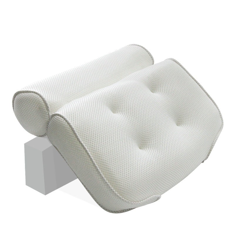 Bath Cushion Bath Pillow with Suction Cups Headrest Pillow ...