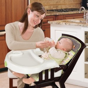 classic comfort wood high chair