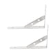 thumbnail image 1 of 2 soportes triangulares para estantes en forma de L para montaje en pared, resistentes a cargas pesadas, 8" L en forma de 8 pulgadas, 1 of 7