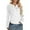 White, variant on EDFBUYKRS Women Tops Long Sleeve Dressy Casual- 2026 Fall Fall Women's Loose Blouses Long Sleeved Button Down Shirt Leaves Printed Tunic Tops Female Autumn S