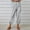 Gray, variant on WXLWZYWL Womens Casual Pants Wide Leg Baggy Tapered Capri Drawstring Elastic Waist Ankle Trousers with Pockets