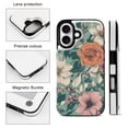thumbnail image 3 of Compatible with iPhone 11 12 13 mini 14 15 16 Pro Max Plus Wallet Case with Card Holder, PU Leather Kickstand Card Slots Case ( Floral Spring Summer_, iPhone 16 Plus), 3 of 7