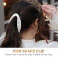 thumbnail image 2 of FELTECHELECTR Juego de 4 pinzas para el pelo con estilo: pinzas para coletas con agarre fuerte, acabado galvanizado, accesorios multiusos para el día a día., 2 of 4