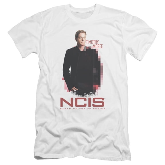 Ncis Probie Premium Canvas Adult Slim Fit 30/1 T-Shirt White