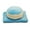 light blue, variant on Dreamsweet Macaron Style Kid's Throw Pillow Cushion with Soft & Detachable Blanket Insert