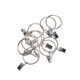thumbnail image 3 of 120 piezas de ganchos de metal para cortinas, clips de acero inoxidable para perchas, 3 of 6