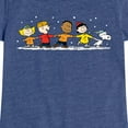 thumbnail image 3 of Peanuts - Group Skate - Toddler & Youth Girls Short Sleeve Graphic T-Shirt, 3 of 6
