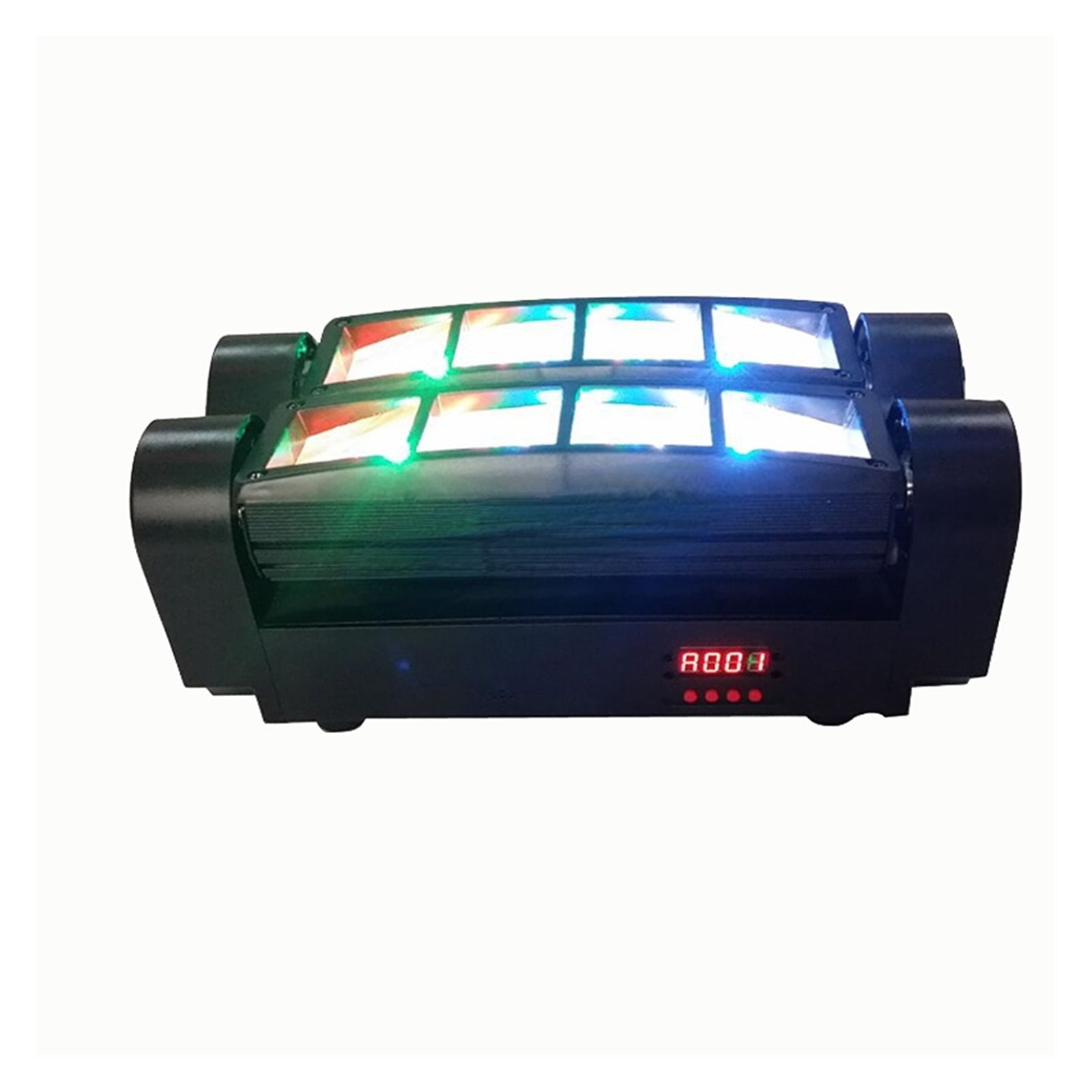 Mini LED 8x10W RGBW Moving Head Light LED Spider Beam Stage Lighting 512 Spider Light Good For DJ Nightclub Party ,Easy to Install