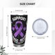 thumbnail image 4 of Vaso de acero inoxidable de 20 oz para café, taza térmica portátil con tapas para el mes de concientización sobre la violencia doméstica, 4 of 7