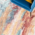 thumbnail image 6 of SAFAVIEH Calista Nicola Abstract Area Rug, Gold/Aqua, 5'5" x 7'7", 6 of 11