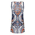 thumbnail image 4 of Puntoco Vestidos Mujer Fancy 2024 Nuevo vestido sin mangas con botones en el pecho y cuello en V estampado para mujer, 4 of 5