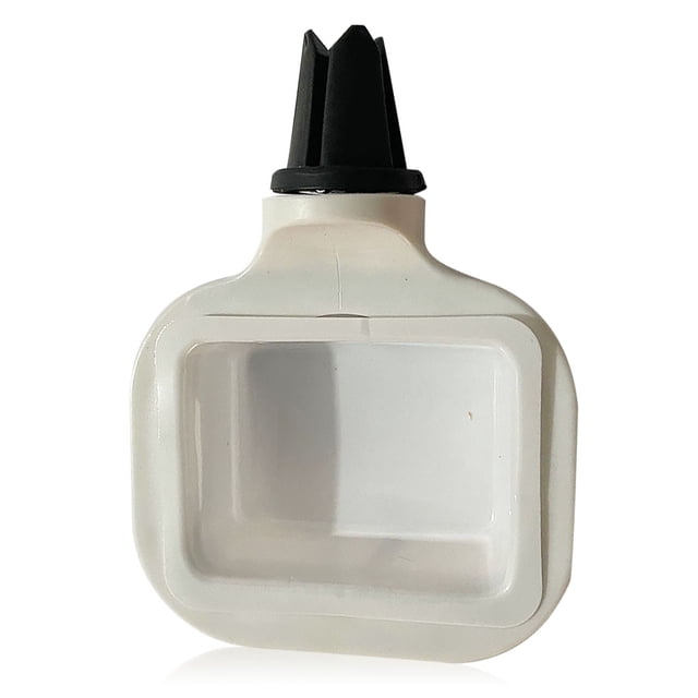 Patatas fritas de tomate Soporte de salsa de tomate Clip-on Vent Bandeja de ventilación Reutilizable Dipping Cup Condujano Almacenamiento Contenedor Accesorios de viaje Blanco Scienceny VI012679-02B