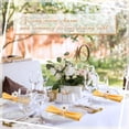 thumbnail image 4 of PinesC UrbanMingle Flower Acrylic Napkin Holder for Cloth Napkins Flower Bud Square Napkin Ring Clear Napkin Holders Bud Vase Combo for Wedding, Birthday Banquet Table Decor, 1.77 x 1.97 Inch(24 P, 4 of 5