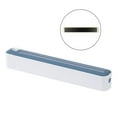 thumbnail image 3 of Opvise Eco-Friendly Plastic Wrap Dispenser with Slider Cutter - Adjustable Multi-Size Storage Organizer for Clingfilm, Foil, Wax Paper | Durable PP Kitchen Tool, Dustproof Design Blue 2, 3 of 8
