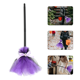 thumbnail image 3 of Halloween Party Cosplay Witch Broom Props Suministros de halloween Propiedad de actuación de escena, 3 of 8