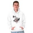 thumbnail image 5 of Halloween Bat Out of Hell Spooky Hoodie Sweatshirt Women Men Brisco Brands M, 5 of 6