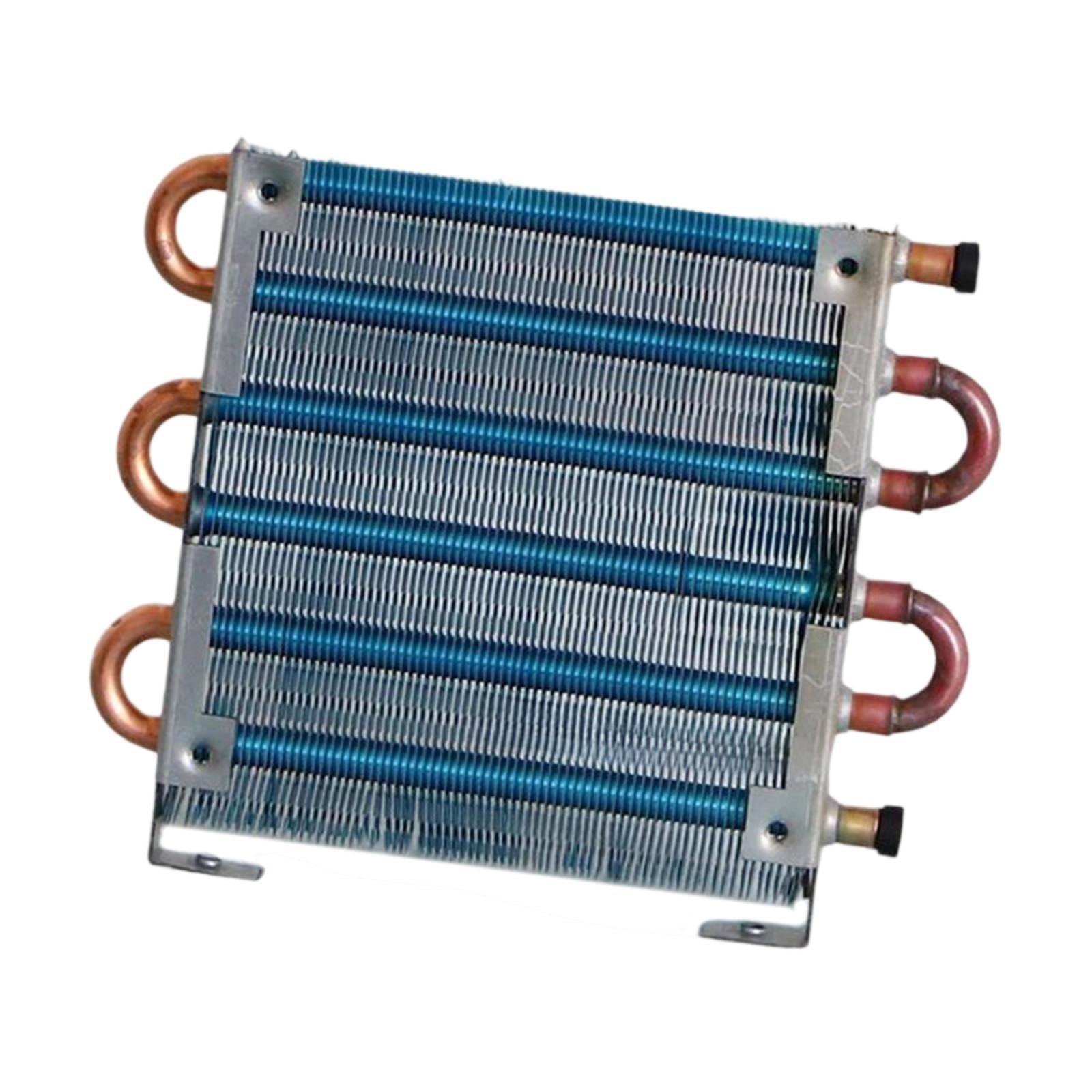 Refrigerator Condenser Copper Tube Aluminum Fin Compact Easy to Install Air Cooled Radiator for DIY Freezer Replacement