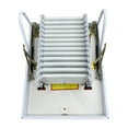 thumbnail image 4 of INTSUPERMAI Ceiling Mounted Hidden Telescopic Ladder Stairs White 13 Steps, 4 of 9
