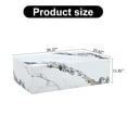 thumbnail image 4 of Tcbosik Faux Marble Coffee Table, 39.3" Center Table for Living Room, Bedroom, White, 4 of 10