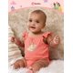 thumbnail image 4 of Pack de 2 bodysuits para bebé Disney Belle con mangas con volantes, 12-18 meses, 4 of 6