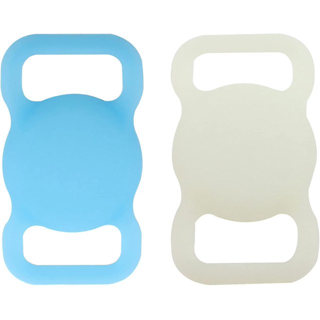 Llavero portaetiquetas de aire de silicona suave y flexible para collar de perro Lmell YONGSHENG