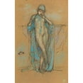 thumbnail image 3 of Whistler, James McNeill 13x18 Black Modern Framed Museum Art Print Titled - Harmony In Blue And Violet, 3 of 5