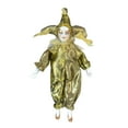 thumbnail image 3 of Figura de acción de muñeca de porcelana triangular de 22 cm, divertida muñeca arlequín, juguetes de colección Amarillo, 3 of 9