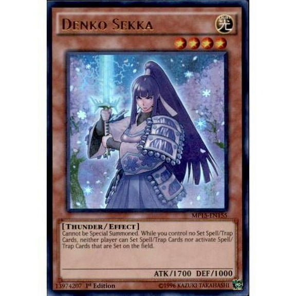 YuGiOh 2015 Mega-Tin Mega Pack Ultra Rare Denko Sekka MP15-EN155