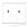 thumbnail image 4 of Livex Lighting Harbor 1 Light Outdoor Wall Lantern, 4 of 10