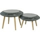 thumbnail image 4 of Juego de Muebles de Jardin Jardimex Rattan 5 Pz Doble Mesa Negro, 4 of 6
