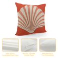 thumbnail image 4 of Nawypu  Coastal Beach Throw Pillow Covers Seaturtle Starfish Shell Sand Dollar Summer Beach House Decor Ocean Theme Decorative Cushion Covers for Couch Sofa, 4 of 5