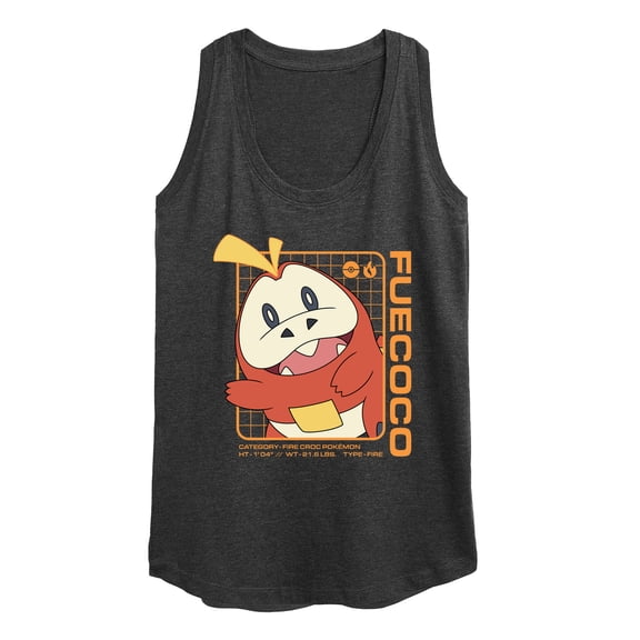 Pokémon - Fuecoco Stats - Women's Racerback Tank Top