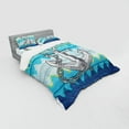 thumbnail image 3 of Ambesonne Anchor Bedding Set 3 Pcs, Nautical Chevron Zigzags, Twin XL, Multicolor, 3 of 3