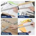thumbnail image 5 of Stainless Steel Ruler with Inch and Metric Conversion Table, 36 Inch, 5 of 9