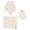 White, variant on Children Hat Scarf And Glove Set Fashionable Outdoor Baby Warm Three Piece Set