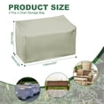 thumbnail image 2 of Uxcell Sac de Rangement pour Table Pliante, Sac de Rangement pour Chaise Pliante Imperméable pour Chaise Zéro Gravité Fauteuil Roulant Champagne, 2 of 7