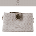 thumbnail image 6 of Nanette Lepore Womens Crossbody Purse Faux Leather Handbag with Wristlet Attachment Oyster, 6 of 8