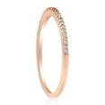 thumbnail image 3 of Pompeii 1/6ct Diamond Ring 14K Rose Gold (I/J,I2-I3), 3 of 4