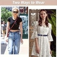 thumbnail image 6 of No Buckle Elastic Belt for Men, Invisible Buckleless Stretch Belt for Men Women Brown, 6 of 6
