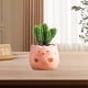 thumbnail image 3 of Succulent Flowerpot Personalized Desktop Breathable Animals Shaped Coarse Ceramic Flowerpot, 3 of 6