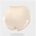 thumbnail image 6 of Ohufall Women's Seamless Cotton Briefs Underwear Breathable Solid Color High Waist Tummy Control Brief Stretchy Comfortable Full Coverage Panty, 6 of 8