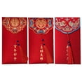 thumbnail image 4 of Red Envelope Chinese Traditional Double Happiness Red Pocket Lucky Money Hong Card Luc Accessories, Envelope Bao for Wedding, 4 of 10