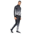 thumbnail image 7 of Men's Ombre Gradient Tiger Stripe Track Suits 2 Piece Sweatsuit Set ST570 - Black - Small, 7 of 7