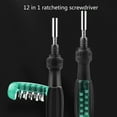 thumbnail image 5 of Milue Multi Angle Ratchet Screwdriver with 10 Bits Magnetic Screwdriver Repair Tool, 5 of 16