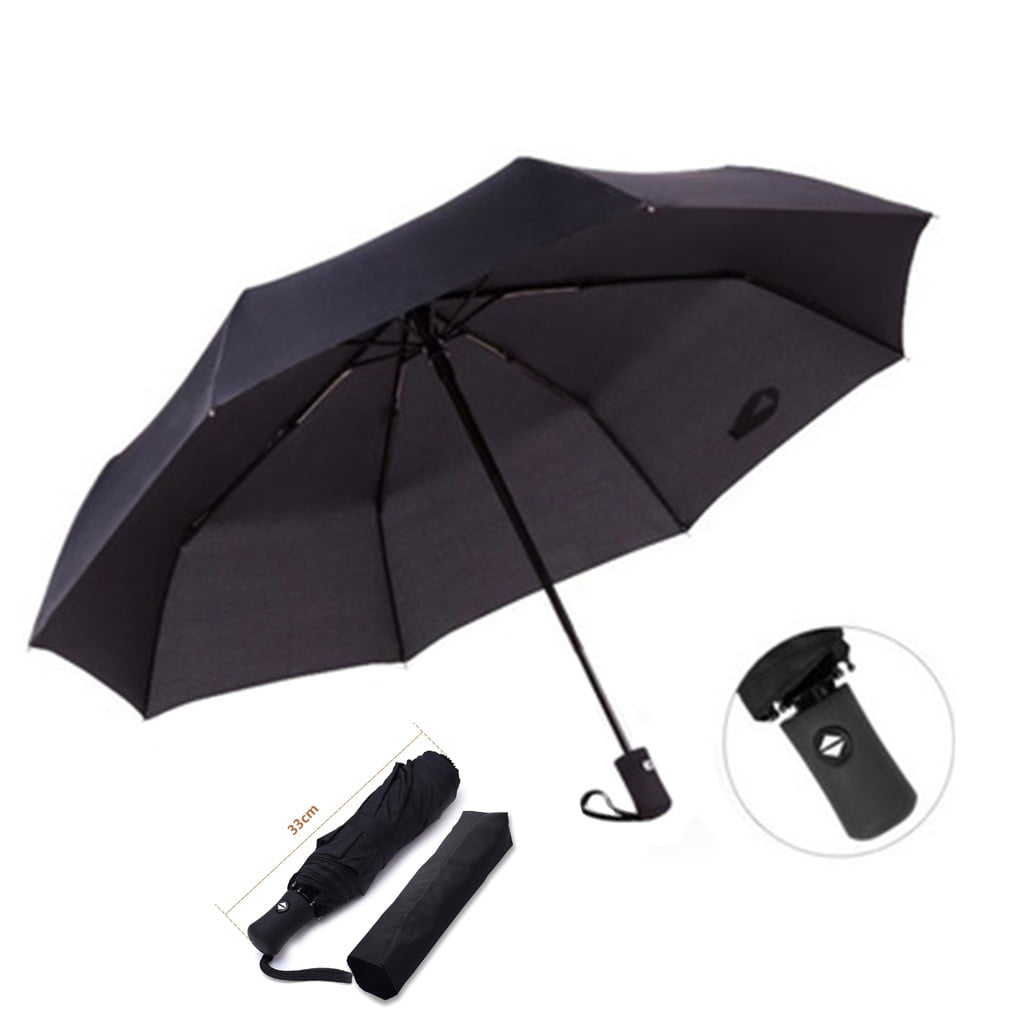 Waterproof Automatic Open Umbrellas Science Elements With Test Tubes Windproof UV Protection Durable Umbrella Auto Open and Close Button for Adult Men and Women
