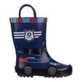thumbnail image 2 of Rugged Bear Boys  Rainboots without Loops, Blue Shark, 2, 2 of 5