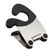 thumbnail image 5 of Clip lateral para olla / / cuenco de material acero inoxidable, abrazadera anti-calor, soporte de licencia anti-escaldaduras de goma, aparato de cocina para Negro perfecl Clip lateral para olla de acero inoxidable, 5 of 7